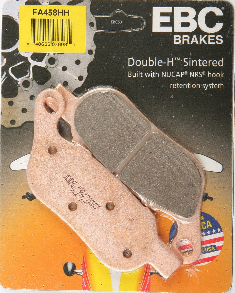 Ebc 15-458H FA458HH BRAKE PADS FA458HH DOUBLE-H SINTERED