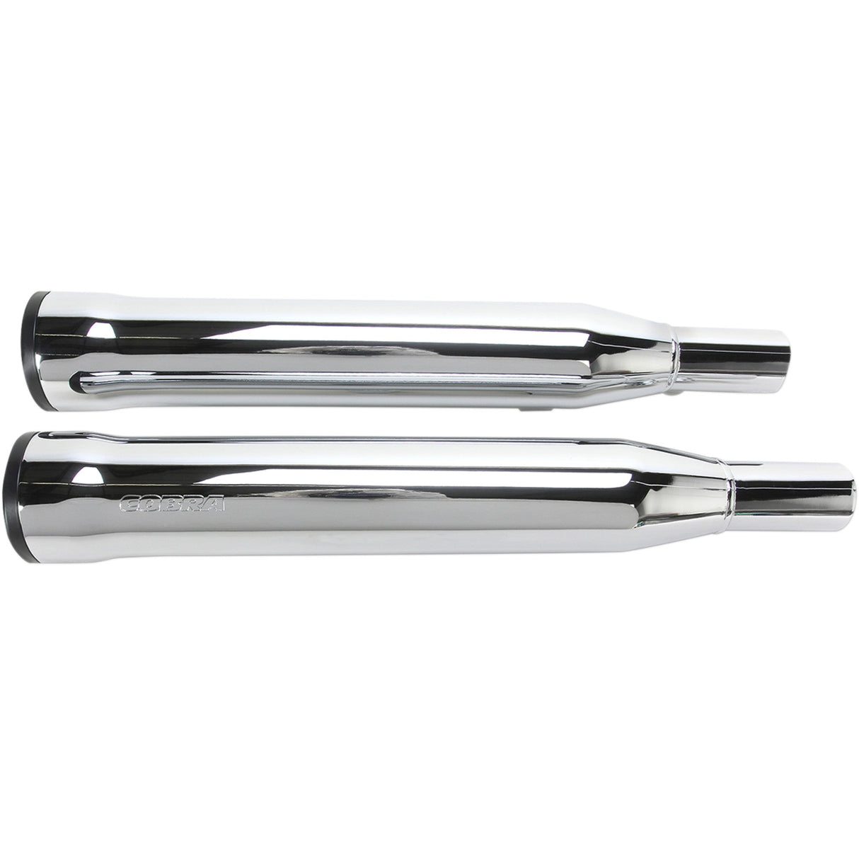 COBRA 1801-0705 6080 RPT 3" Slip-On Mufflers - 3" RPT Mufflers for '07-'13 XL - Chrome