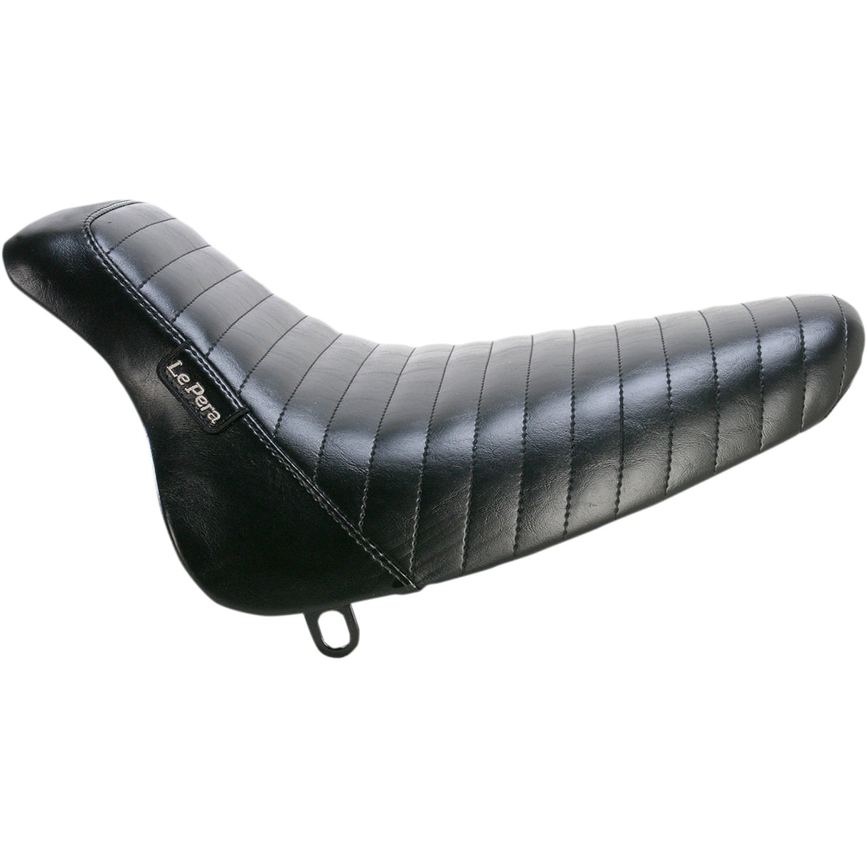 LePera Bare Bones Solo Seat Pleated Black - LX-007PT For Harley Softail 2000-2007