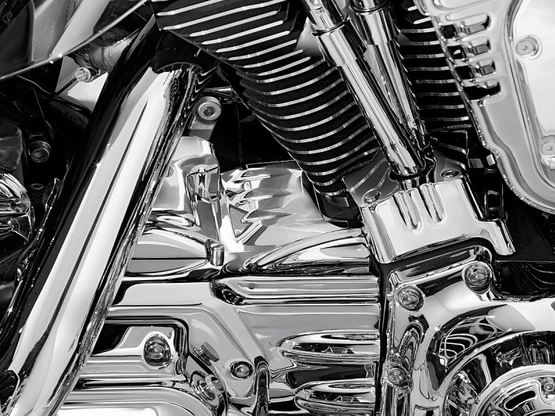Kuryakyn Rear Cylinder Base Cover Chrome - 8274 For Harley Touring 2002-2006