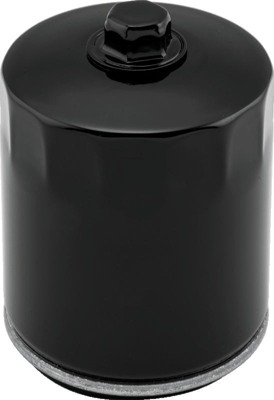 Twin Power M8 Black Oil Filter With Nut Replaces H-D 62700296 - 609984 For Harley Motorcycles 2017-2026