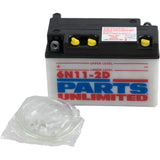 PARTS UNLIMITED R6N11-2D Conventional Battery