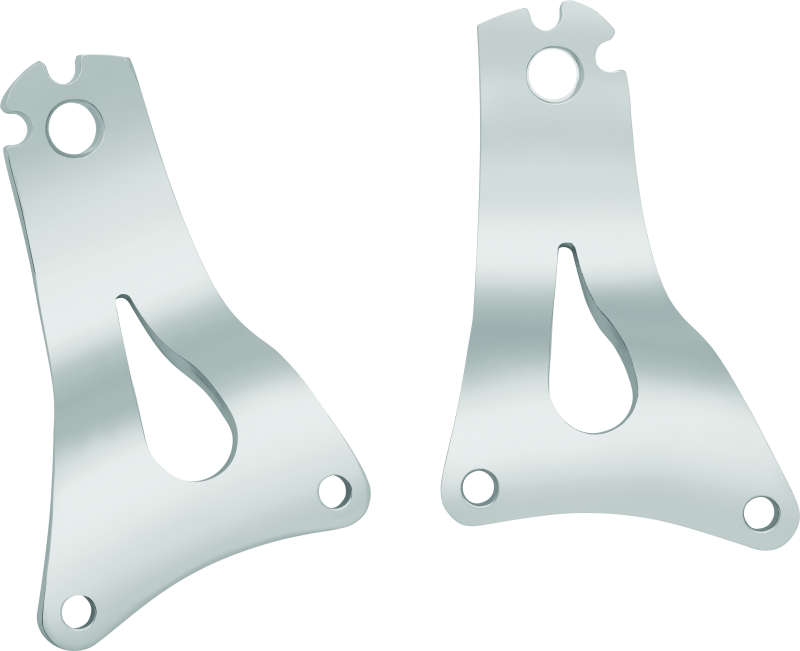 Kuryakyn Fixed Mounts For Multi-Purpose Backrest Chrome - 1662 For Harley Touring 2014-2023