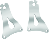 Kuryakyn Fixed Mounts For Multi-Purpose Backrest Chrome - 1662 For Harley Touring 2014-2023