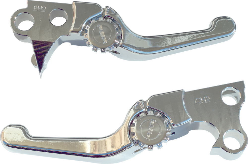 Psr Anthem Shorty Lever SET Chrome BT (with Exceptions) - 12-01651-20 For Harley Motorcycles 1996-2017
