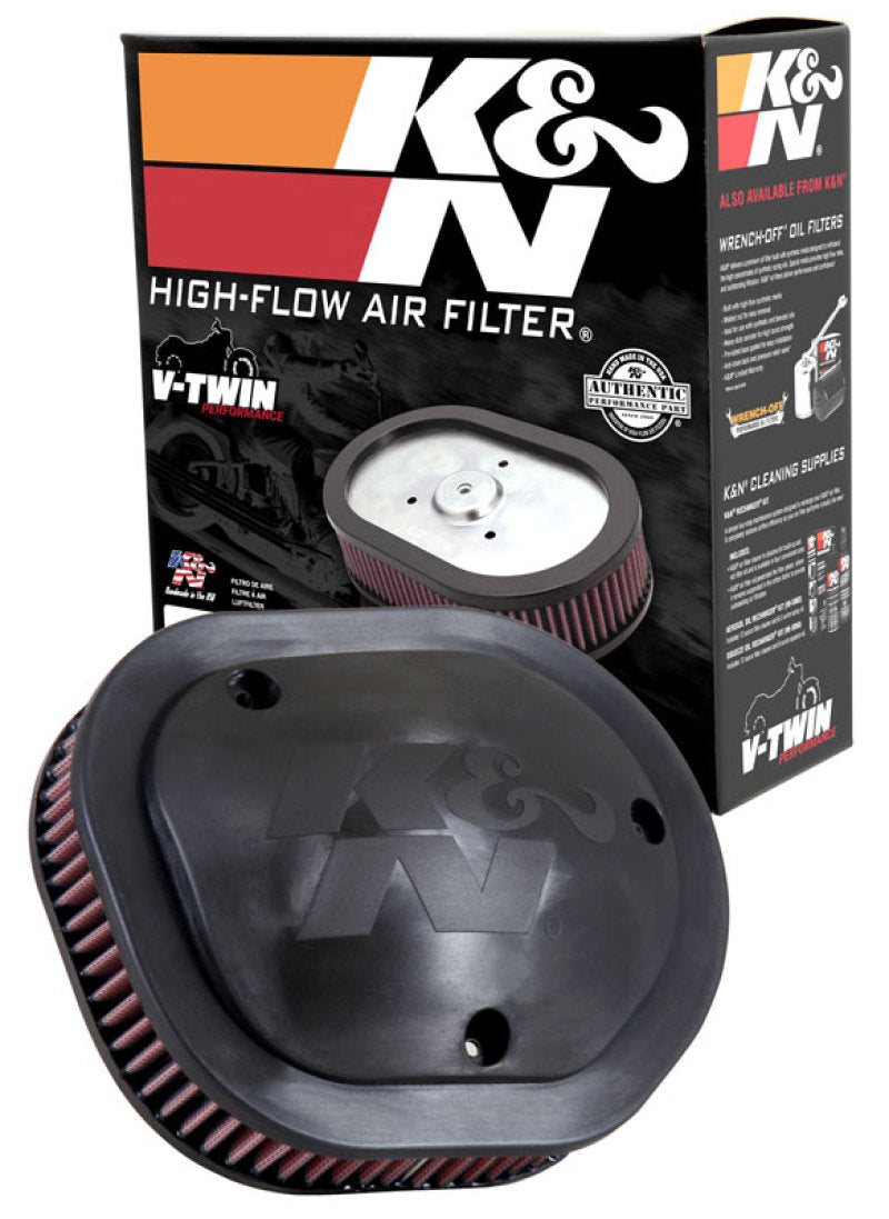 K & N Engineering 2014 Indian Chief Classic 111 CI Replacement Drop In Air Filter - PL-1814 For Indian 2014-2024