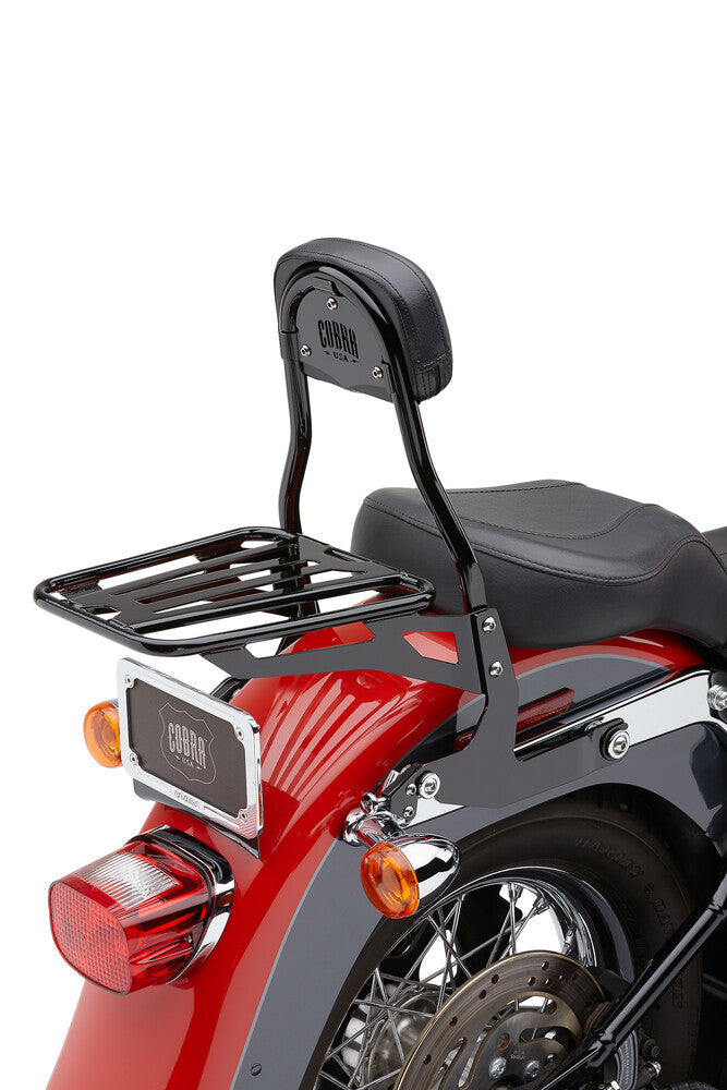 Cobra Removeable Luggage Rack Black 602-2001/2004/2005 - 602-3500B For Harley Softail 2018-2022