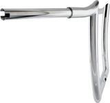 Paul Yaffe Bagger Nation 12" OEM Monkey Bars Chrome `86 - OEMB125-12 C For Harley Touring 1995-2019