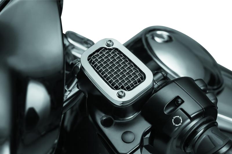 Kuryakyn 6532 Mesh Master Cylinder Cover Clutch Chrome