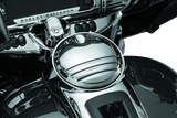 Kuryakyn Tri-Line Fuel Door Chrome - 6968 For Harley Touring 2008-2021