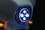 Kuryakyn Orbit Vision 7inch LED Headlight - 2460 For Indian 2014-2021