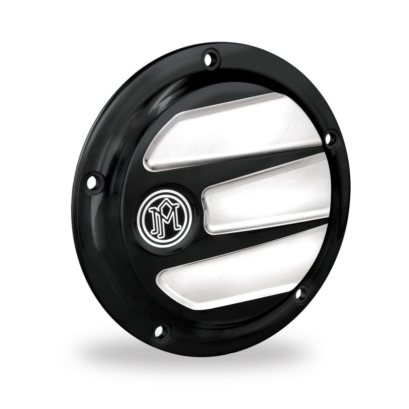 Performance Machine Scallop Derby Cover Contrast Cut - 0177-2058-BM For Harley Touring 2016-2021