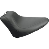 Mustang Wide Tripper™ Solo Seat Without Backrest Smooth Black - 76760 For Harley Blackline / Softail Slim 2011-2017