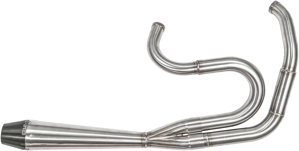 Sawicki 2IN1 Dyna Full Length BIG Inch Brushed SS For Harley Dyna 1991-2017