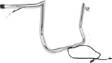 Paul Yaffe Bagger Nation 14" Monkey Bagger Bar Prewired Chrome `14 - MBBPW-14 C For Harley Electra Glide 2010-2019