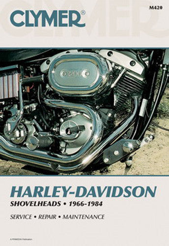 Clymer Repair Manual Harley 74/80 4 SPD - CM420 For Harley Motorcycles 1970-1984