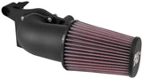 K & N Engineering 2017 Harley-Davidson H D Touring Models Aircharger Performance Intake Black - 63-1138 For Harley Motorcycles 2017-2023