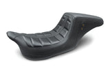 Mustang Motorcycle Mustang Electra Glide,rd Glide,rd King, Str Glide Squareback 1PC Seat Black - 75239 For Harley Touring 2008-2021