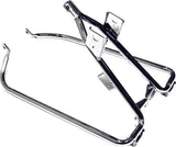 Harddrive 302267 Saddlebag Support Kit Chrome For Harley Motorcycles 1993-2013