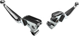 Harddrive 053814 Smooth Lever SET Chrome FLT With Cable Clutch For Harley Touring 2008-2013