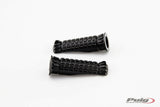 Puig Hi-Tech Parts Footpegs R-Fighter Black - 9192N For Ducati Motorcycles 2008-2020 | Honda Motorcycles 2000-2021 | Triumph Motorcycles 2008-2021