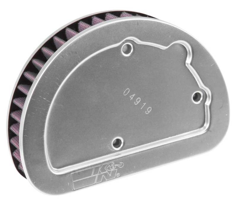 K & N Engineering Replacement Unique Air Filter 6.625in L X 4.75in W X 1.625in H With 1 Flange For - HD-1614 For Harley Motorcycles 2014-2017