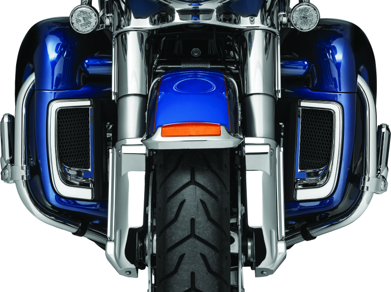 Kuryakyn Tracer Lower Fairing Grill Chrome - 5063 For Harley Touring 2014-2020