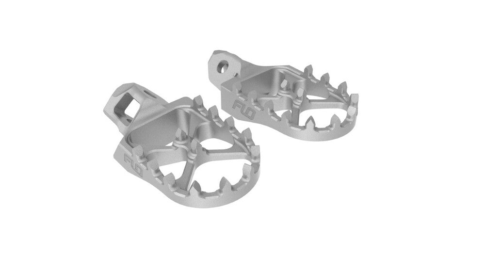 Flo Motorsports 122-9026 SS-795-2 STAINLESS STEEL FOOT PEGS