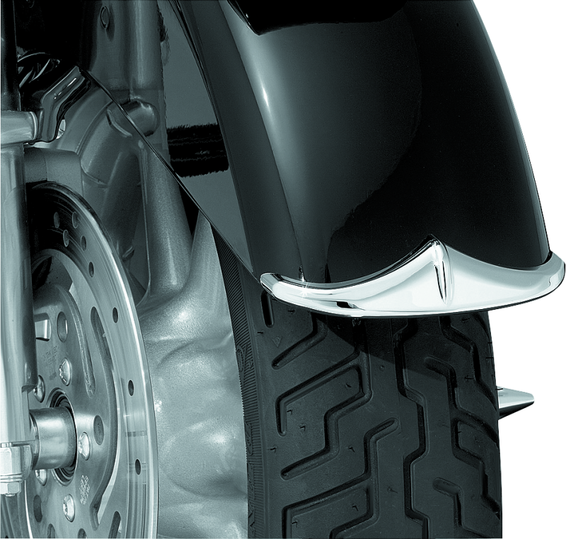 Kuryakyn 8642 Front Fender Accent Leading Edge Chrome