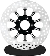 Performance Machine Disc Carr 11.5 Revel SS Contrast Cut Platinum - 0133-1522RELS-BMP For Harley Motorcycles 2000-2014