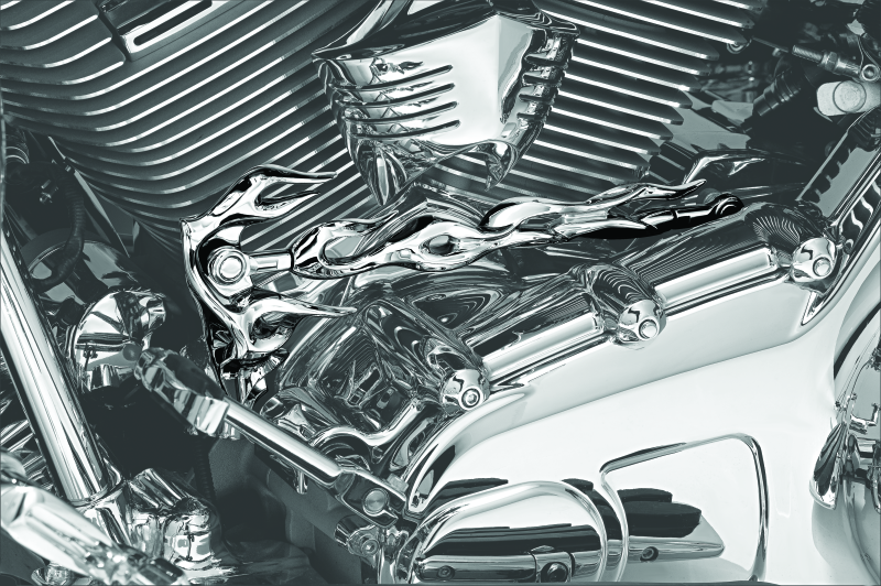 Kuryakyn 1072 Flame Shift Linkage Chrome