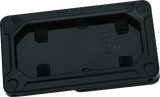 Kuryakyn 3142 Nova Side Mount License Plate Frame Gloss Black