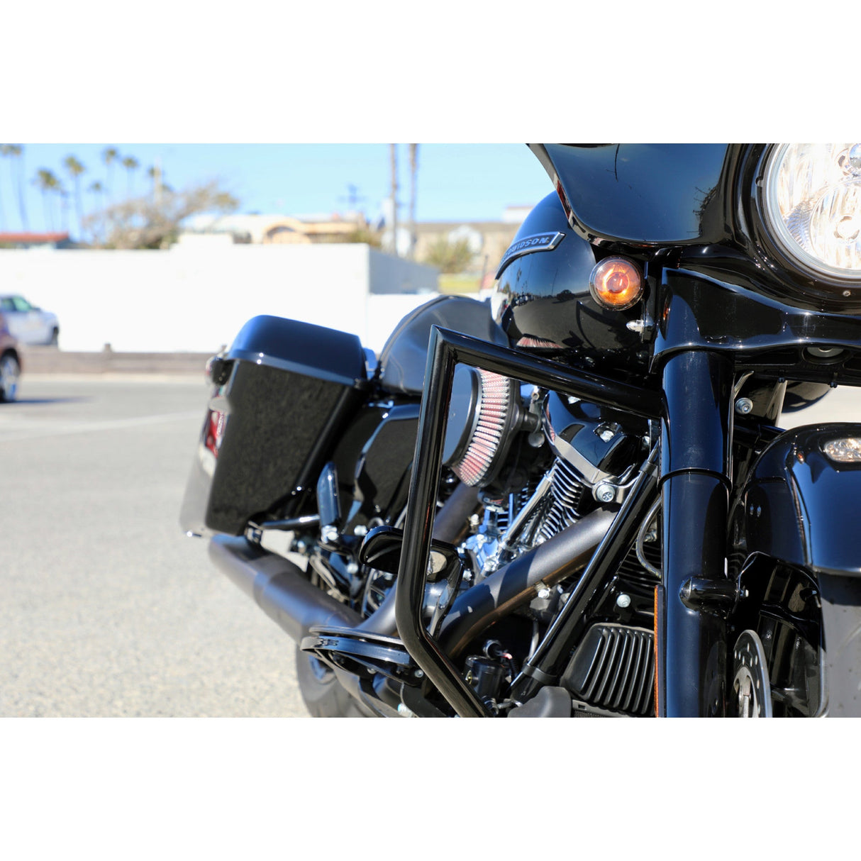 LA Choppers Twin Peaks Engine Guard Chrome - LA-7100-00 For Harley Touring 2009-2022