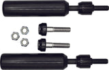 Santoro Fabworx SF50001 Shock Mount Sliders Black Dyna For Harley Motorcycles 2009-2017