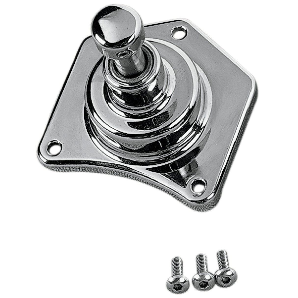 CUSTOM CYCLE ENGINEERING DS-272214 SHS9900-1 Solenoid End Cover with Starter Button End Cover - Solenoid /Starter Button - Harley Davidson