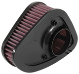 K & N Engineering 2017 Harley Davidson Flhr Road King Replacement Air Filter - HD-1717 For Harley Touring 2017-2024