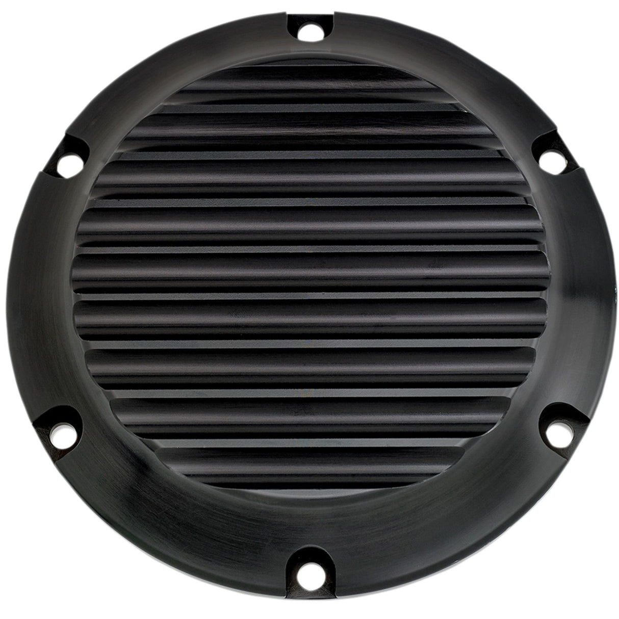 Joker Machine Billet Derby Cover Finned Black Anodized 6 Hole - 10-690-1 For Harley Sportster 2004-2022