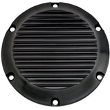 Joker Machine Billet Derby Cover Finned Black Anodized 6 Hole - 10-690-1 For Harley Sportster 2004-2022