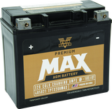 Twin Power GYZ-20H Premium MAX Battery Replaces H-D 65991-82B Made In USA 320 CCA - 485021 For Harley 1974-1996