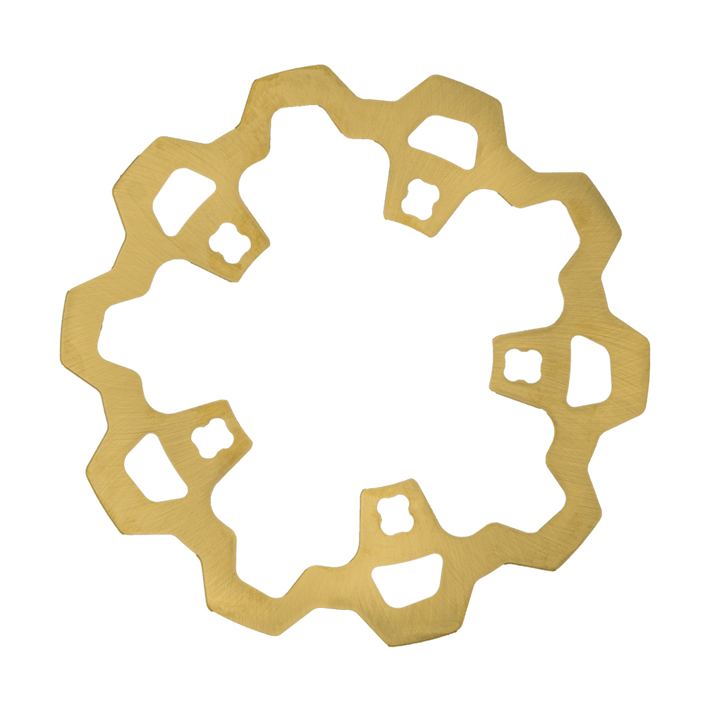 Lyndall Brakes Enforcer 1 Piece Rotor Front Gold 11.8 - 3-232 For Harley Motorcycles 2014-2021
