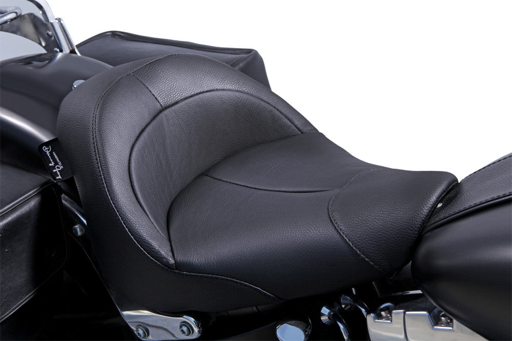 Danny Gray BIG IST Solo Leather Seat Fxst `06-`10, Flstf B ` - FA-DGE-0272 For Harley Softail 2006-2017