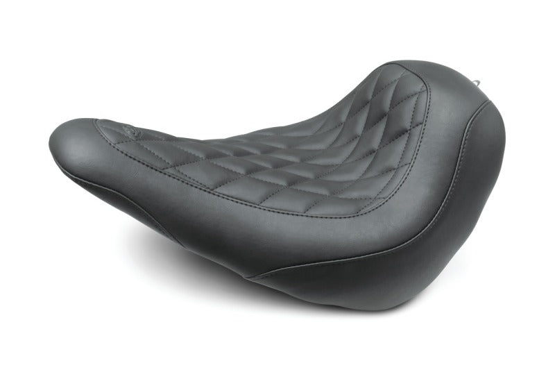 Mustang Motorcycle 83044 Mustang 18-21 Harley Low Rider, Sport Glide Wide Tripper Solo Seat Diamond Stitch - Black