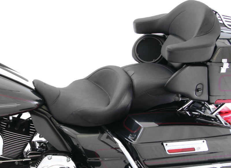Mustang Motorcycle Electra Glide, Rd King, Str Glide Super Touring 1PC Seat Black - 79538 For Harley Touring 2008-2021