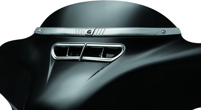 Kuryakyn 2631 Tri-line Windshield Trim Chrome