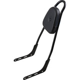 MOTHERWELL 1501-0682 156T18-GB-SK-WP One-Piece Sissy Bar gloss black - skull - with pad