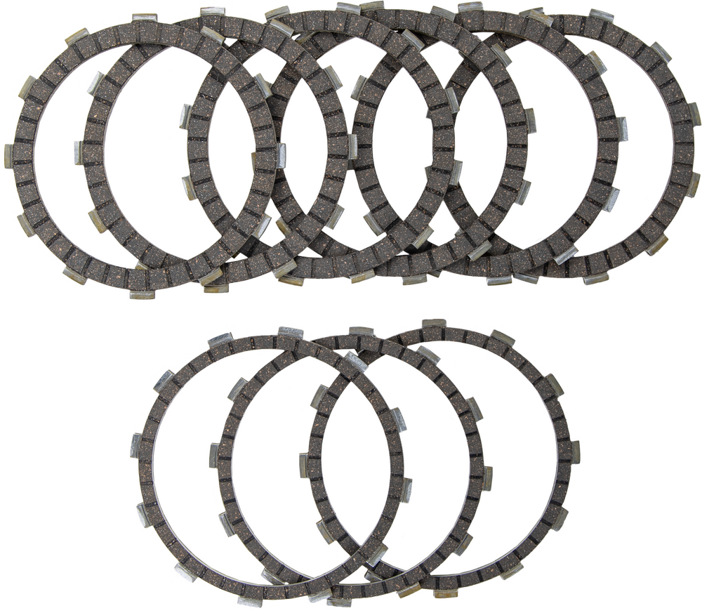 Harddrive Organic Clutch Friction Plates SET - HD7002 For Harley Tri / Electra Glide / Touring / Softail 2014-2017