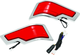 Kuryakyn 2954 Tracer Tour Pak Rear Lights Chrome Red Lens