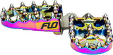 Flo Motorsports 122-8061 FPEG-800BLK MOTO STYLE FOOTPEG SET BLACK 2"X3.125"