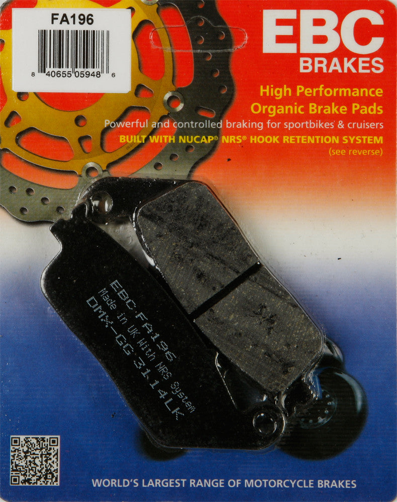 Ebc 15-196 FA196 BRAKE PADS