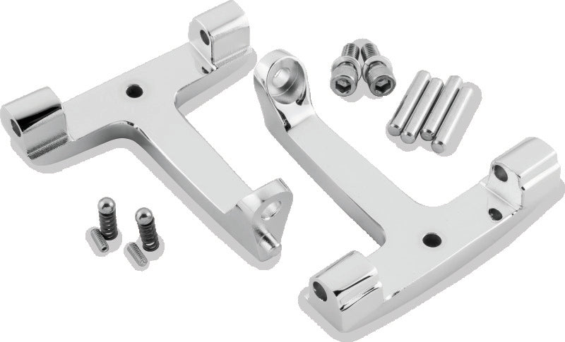 Bikers Choice 488720 93-20 FLH FLT Chrome Passenger Floorboard Bracket Replaces H-D 53070-00A